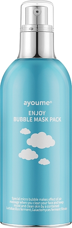 Пузырьковая очищающая маска для лица - Ayoume Enjoy Bubble Mask Pack — фото N1