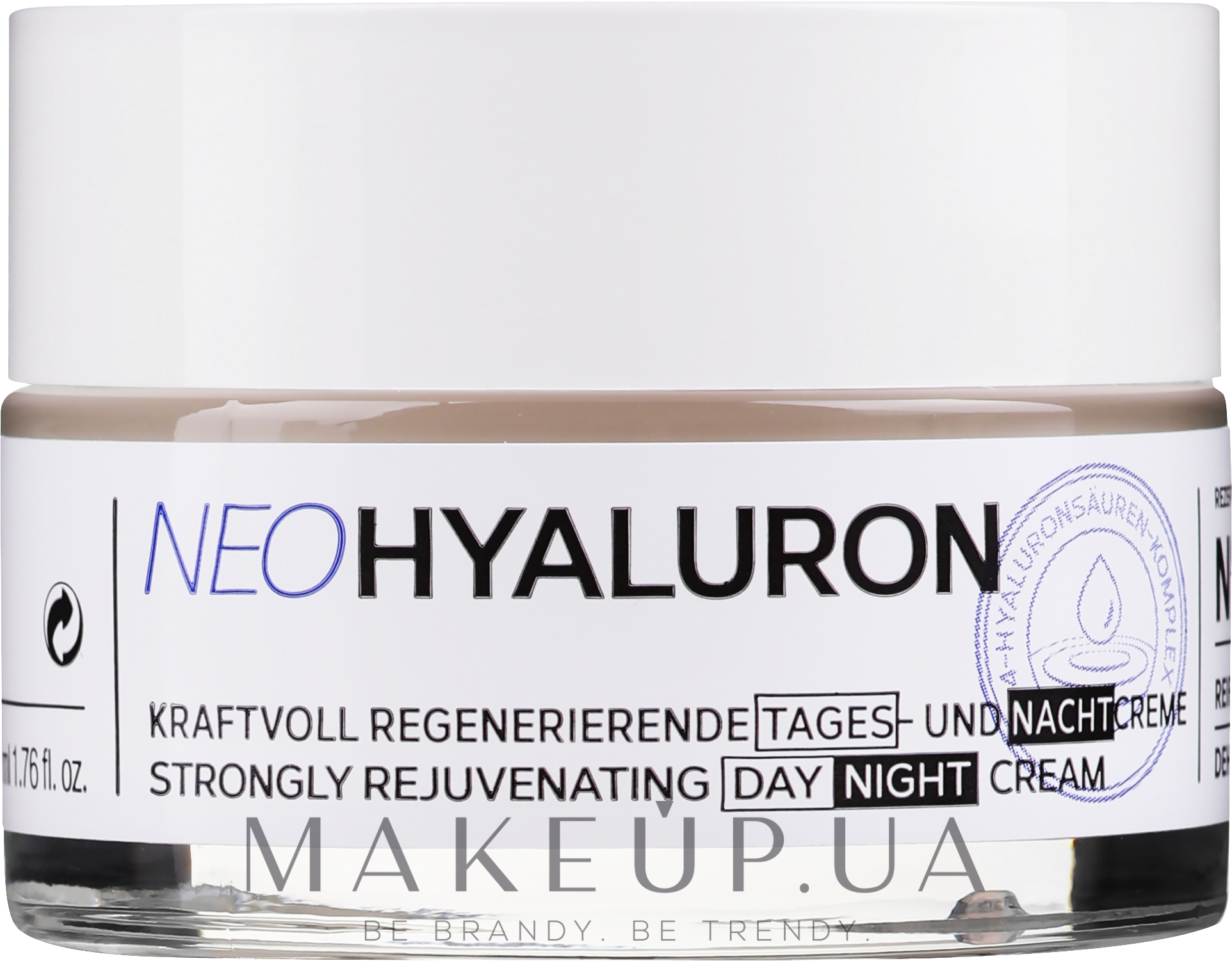 Интенсивно омолаживающий крем день/ночь для возрастной и обезвоженной кожи - Mincer Pharma Neo Hyaluron Cream № 902 — фото 50ml