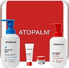 Набір - Atopalm Essential Care Set(lot/200ml/20ml + cr/8ml + gel/300ml) — фото N1