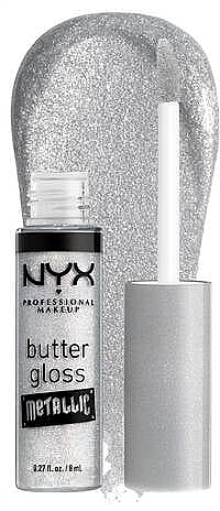 Зволожувальний блиск для губ - NYX Professional Makeup Butter Gloss Metallic — фото N1