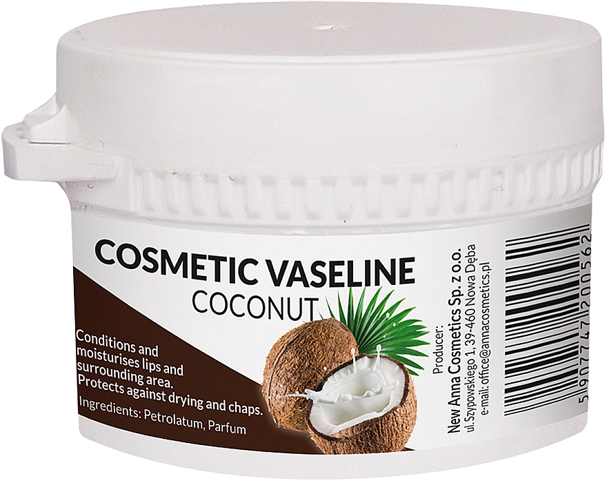 Крем для обличчя - Pasmedic Cosmetic Vaseline Coconut — фото N1