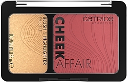 Духи, Парфюмерия, косметика Палетка для макияжа - Catrice Cheek Affair Blush & Highlighter Palette