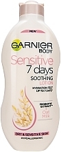 Духи, Парфюмерия, косметика Лосьон для тела с овсяным молоком - Garnier Body Sensitive 7 Days Soothing Body Lotion