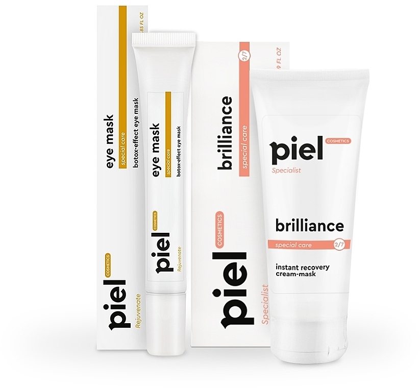 Набір "Інтенсивне зволоження" - Piel cosmetics Specialiste (cr/mask/75ml + sr/25ml)