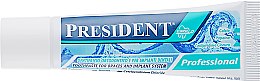 Ортодонтический набор, синяя щетка - PresiDENT (toothpast/20ml + toothbrush/1шт + d/s/brush/4шт + single brush/1шт + wax/1шт + dental floss/1шт + penal) — фото N7
