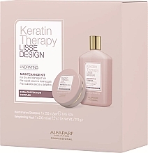 Парфумерія, косметика Набір - Alfaparf Lisse Design Keratin Therapy Hydrating Maintenance (shmp/250ml + h/mask/200ml)