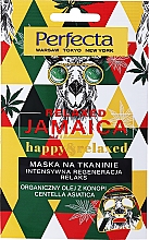 Парфумерія, косметика Тканинна маска для обличчя - Perfecta Relaxed Jamaica Happy & Relaxed