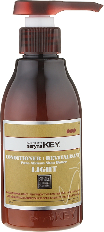 Кондиціонер для відновлення волосся, полегшена формула - Saryna Key Damage Repair Light Conditioner — фото N1