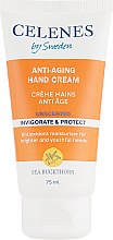 Антивіковий крем для рук з обліпихою для шкіри всіх типів  - Celenes Sea Buckthorn Antiaging Hand Cream-Unscented All Skin Types — фото N1