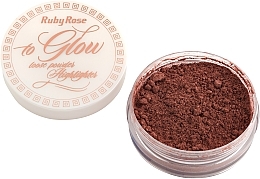 Парфумерія, косметика Хайлайтер для обличчя - Ruby Rose To Glow Loose Powder Highlighter *