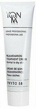 Нічний регенерувальний крем для нормальної та сухої шкіри обличчя - Yon-Ka Professional Phyto 58 Rejuvenation Treatment Creme — фото N1