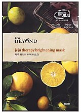 Парфумерія, косметика Освітлювальна тканинна маска  - Beyond Jeju Therapy Brightening Mask