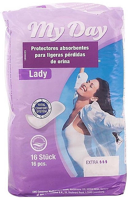 Прокладки жіночі при нетриманні, 16 шт - My Day Incontinence Towel Extra — фото N1