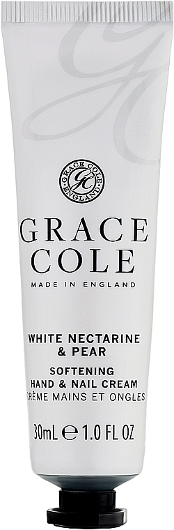 Крем для рук и ногтей - Grace Cole White Nectarine & Pear Hand & Nail Cream — фото N1