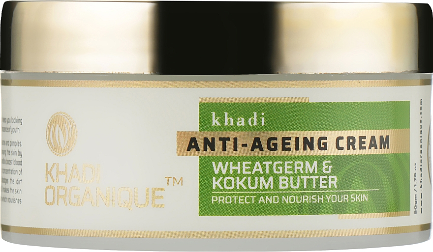 Омолоджувальний натуральний крем від зморщок і пігментних плям - Khadi Organique Anti-Ageing Cream