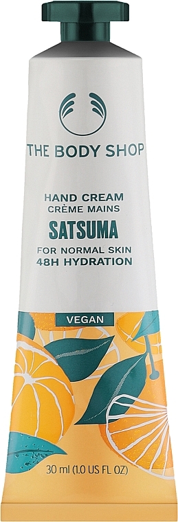 Крем для рук "Сатсума" - The Body Shop Vegan Satsuma Hand Cream For Normal Skin — фото N1
