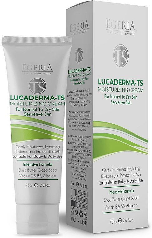 Зволожувальний крем - Egeria Lucaderma-TS Moisturizing Cream — фото N1