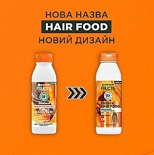 Бальзам-ополаскиватель "Папайя" для поврежденных волос - Garnier Fructis HairFood — фото N3