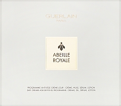 Набір - Guerlain Abeille Royale Anti-Aging Program (f/oil/15ml + f/cr/50ml + f/ser/7х0.6ml + f/lot/40ml + bag) — фото N1