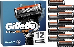 Духи, Парфюмерия, косметика Сменные кассеты для бритья, 12 шт. - Gillette Fusion ProGlide