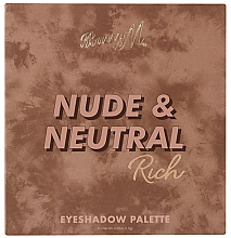 Палетка теней для век - Barry M Nude & Neutral Eyeshadow Palette  — фото N2