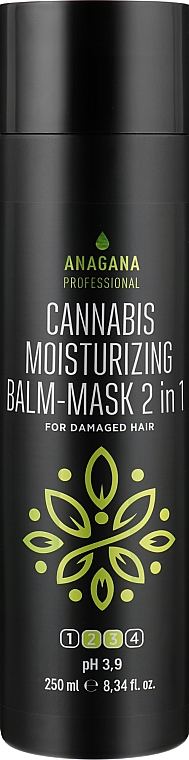 Увлажняющая бальзам-маска с маслом каннабиса - Anagana Professional Cannabis Moisturizing Balm-Mask
