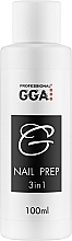 Косметическое средство 3в1 для ногтей - GGA Professional Nail Prep 3in1 — фото N1