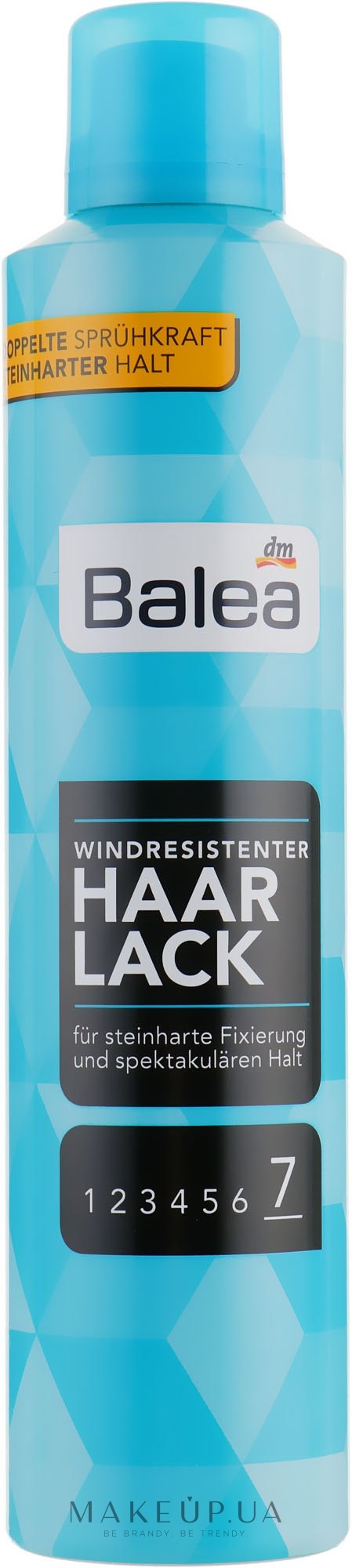 Ветрозащитный лак для волос с сильной фиксацией №7 - Balea Haarlack Windresistent — фото 300ml