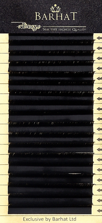 Накладные ресницы L+ 0,07 мм (13 мм), 18 линий - Barhat Lashes — фото N1