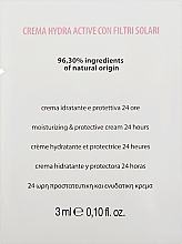 Інтенсивно зволожувальний крем для обличчя - Kleraderm Idroderm Hydra Active Cream 24H (пробник) — фото N1