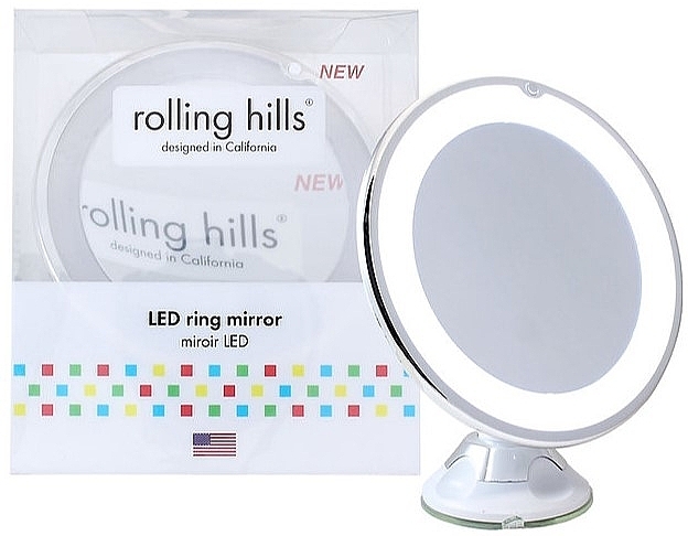 УЦІНКА Дзеркало з LED-підсвічуванням - Rolling Hills LED Ring Mirror * — фото N1