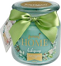 Парфумерія, косметика Ароматична свічка, 10х11 см, 360г - Artman Sweet Home Hibiscus