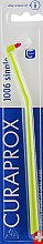 Духи, Парфюмерия, косметика Монопучковая зубная щетка "Single CS 1006", салатово-малиновая - Curaprox