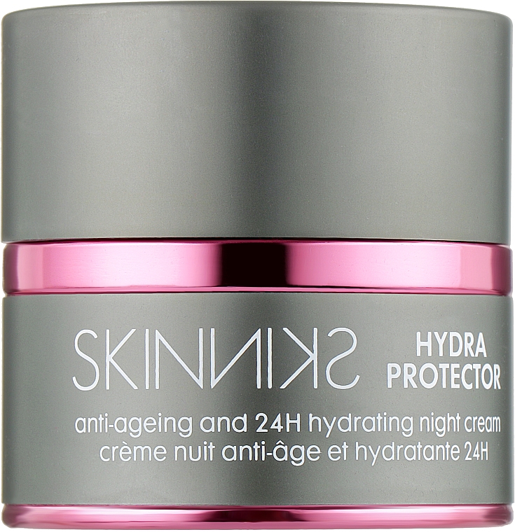Антивіковий зволожуючий нічний крем, 24 години - Mades Cosmetics Skinniks Hydro Protector Anti-ageing 24H Hydrating Night Cream — фото N1