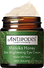Духи, Парфюмерия, косметика Осветляющий крем для век с медом мануки - Antipodes Manuka Honey Skin-Brightening Eye Cream