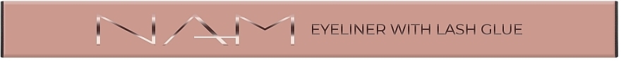 Гелева підводка для очей - NAM Eyeliner With Lash Glue — фото N2