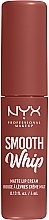 Рідка матова помада-крем для губ - NYX Professional Makeup Smooth Whip Matte Lip Cream — фото N1