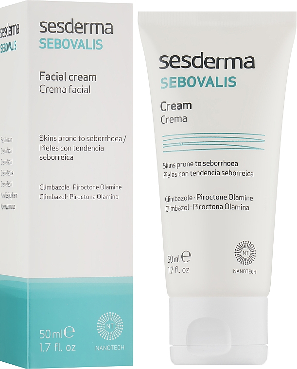 Крем для лица против себорейного дерматита - SesDerma Laboratories Sebovalis Facial Cream — фото N2