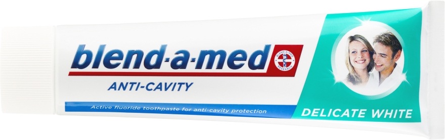 Зубная паста "Деликатное отбеливание" - Blend-a-med Anti-Cavity Delicate White — фото N2