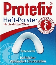 Фіксувальні прокладки для зубних протезів, нижня щелепа - Protefix Haft-Polster — фото N1