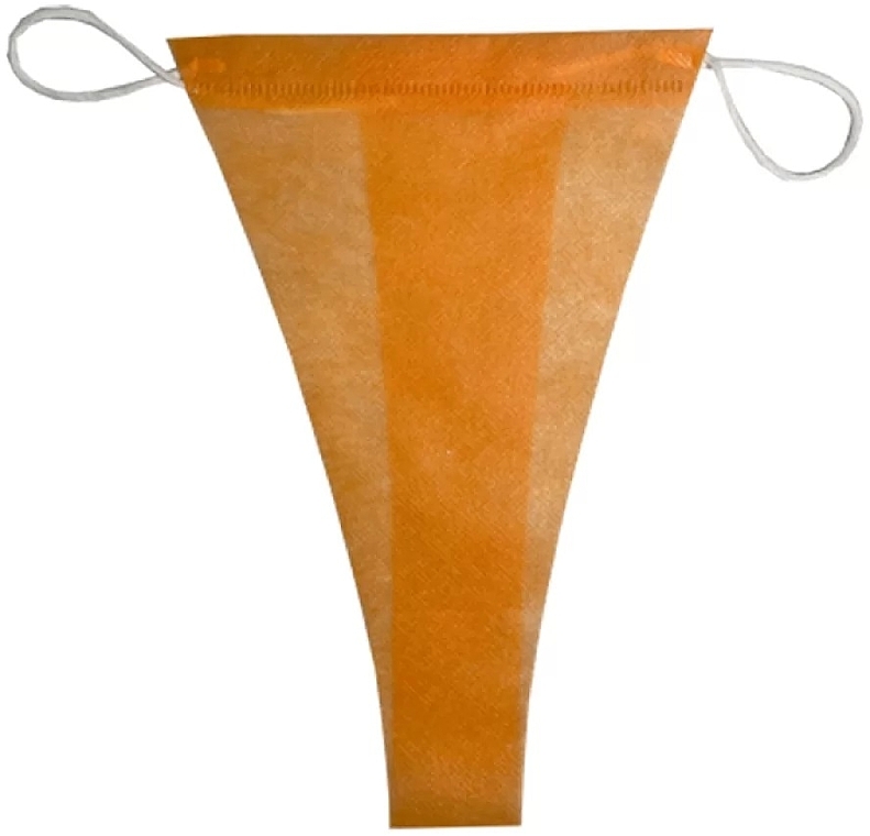 Трусики-стрінги для спа-процедур, помаранчеві, S/M - Monaco Style — фото N2