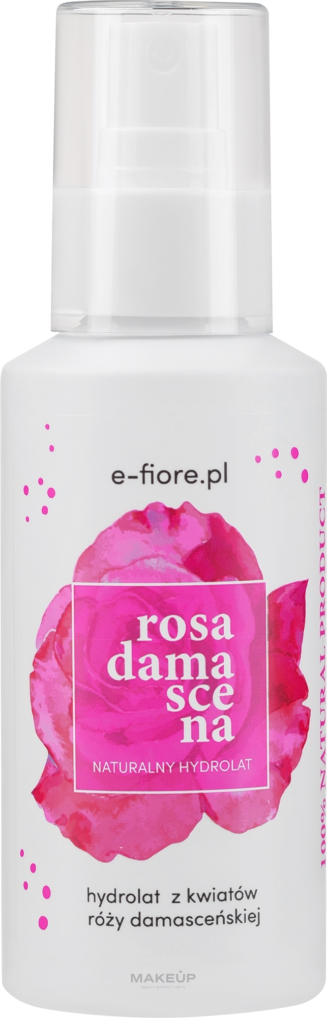 Гідролат з пелюсток дамаської троянди - E-Fiore Hydrolat — фото 100ml