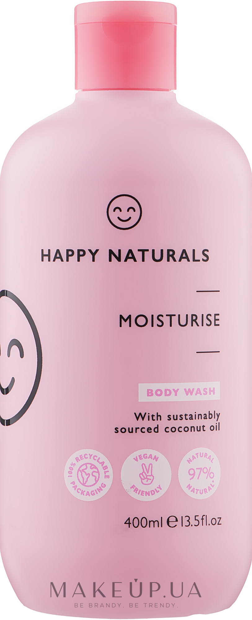 Гель для душу «Зволоження» - Happy Naturals Moisturise Body Wash — фото 400ml