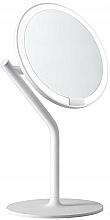 Парфумерія, косметика Дзеркало для макіяжу, біле - Amiro Mate S LED Mirror AML117E White