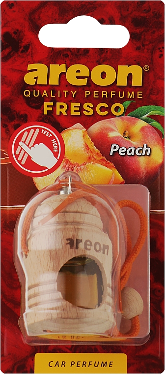 Ароматизатор для авто "Персик" - Areon Fresco Peach — фото N1