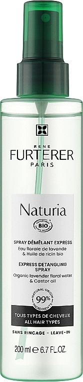 Экспресс-спрей для распутывания волос - Rene Furterer Naturia Express Detangling Spray Organic — фото N1