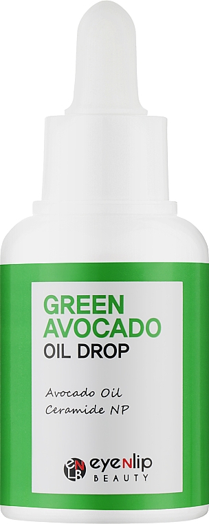 Ампульна сироватка для обличчя з авокадо - Eyenlip Green Avocado Oil Drops — фото N1