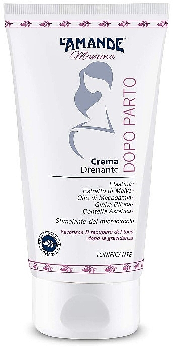 Дренажный крем для тела после родов - L'Amande Mamma Draining Cream — фото N1