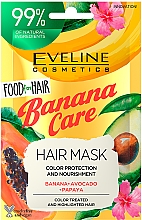 Парфумерія, косметика Маска для волосся - Eveline Cosmetics Food For Hair Banana Care Hair Mask (пробник)