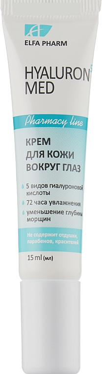 Крем для кожи вокруг глаз - Elfa Pharm Hyaluron5 Med Eye Cream  — фото N2